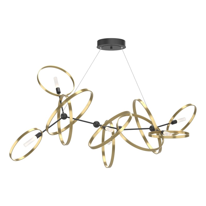 Celesse Pendant Black Modern Brass