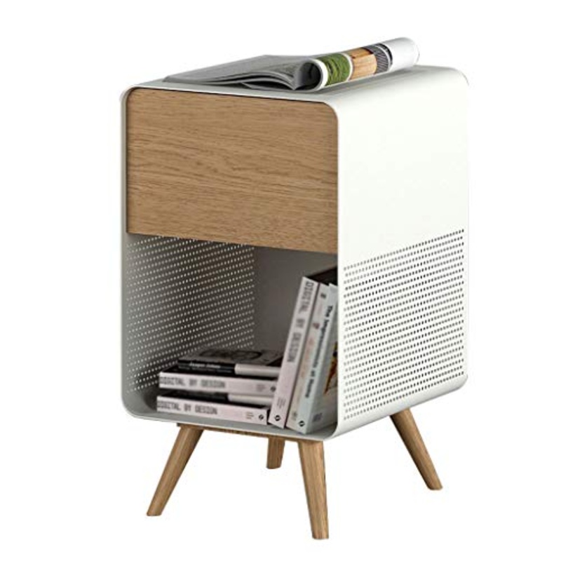 Comodini Letto Nordic Ferro Battuto Comodino Piccola Legno Moda Comodino Soggiorno Tavolo Laterale Locker Simple Comodino
