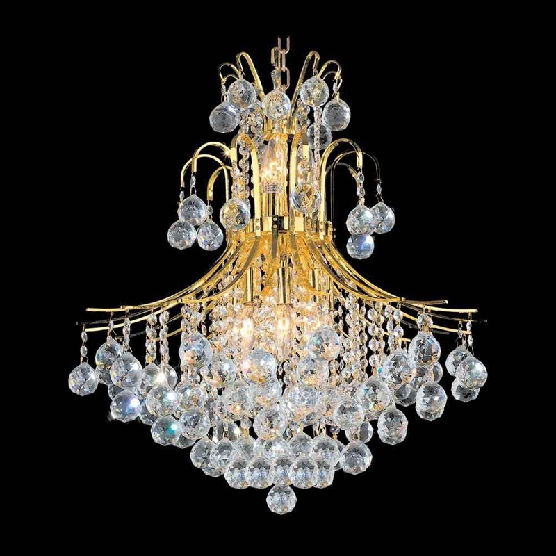 Essentials 10-Light Chandelier Chrome