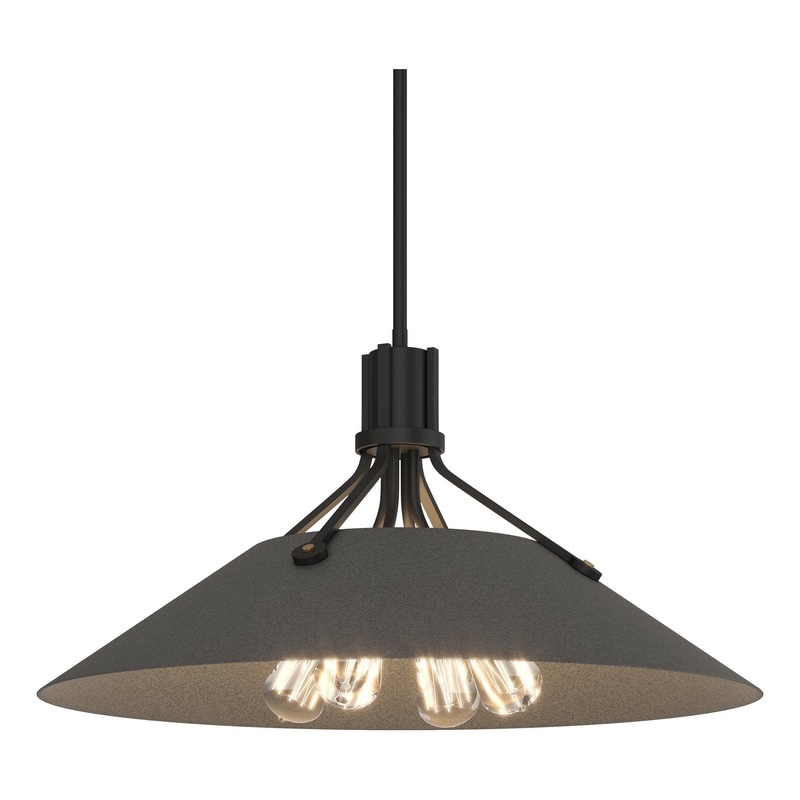 Henry Pendant Black Natural Iron