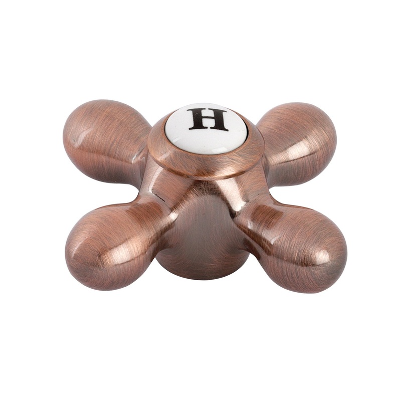 KSH395AXACH Hot Metal Cross Handle, Antique Copper