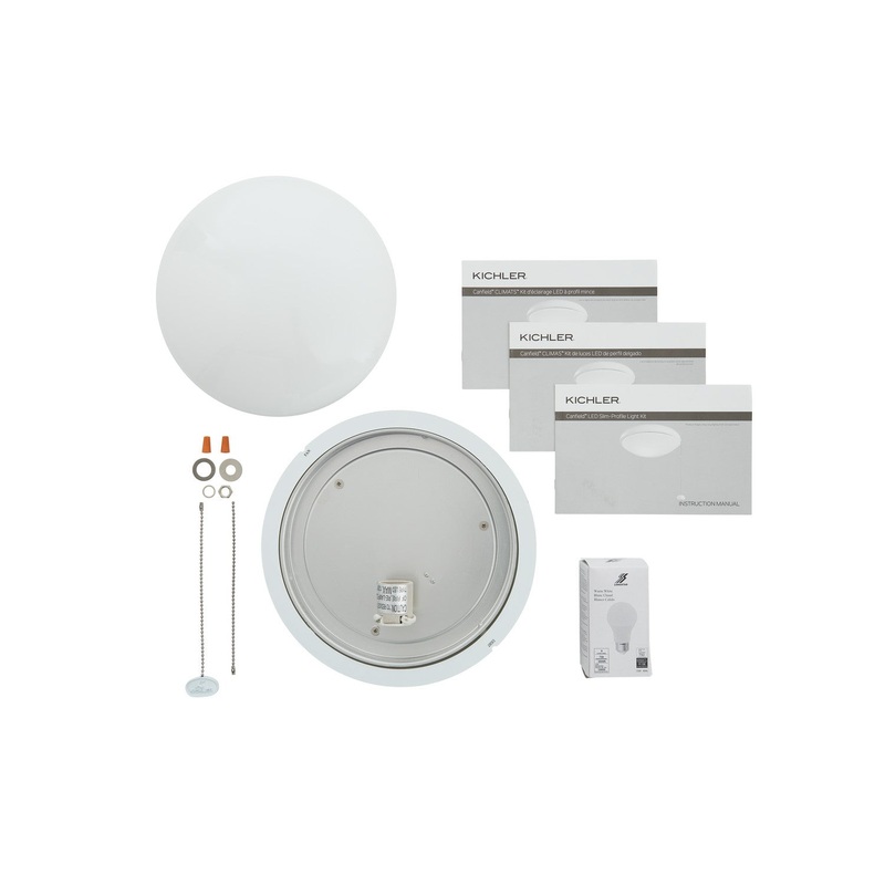 LED Fan Light Kit from the Accessory Collection in White Finish by Kichler