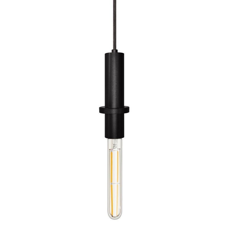 LED Pendant from the Firenze Collection in Black Finish by Stone Lighting