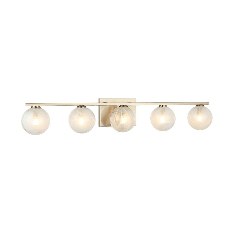 Nimbus 5-Light Wall Sconce Champagne Gold