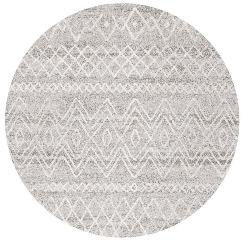 Oasis 453 Grey Round by Rug Culture-200X200CM – ROUND
