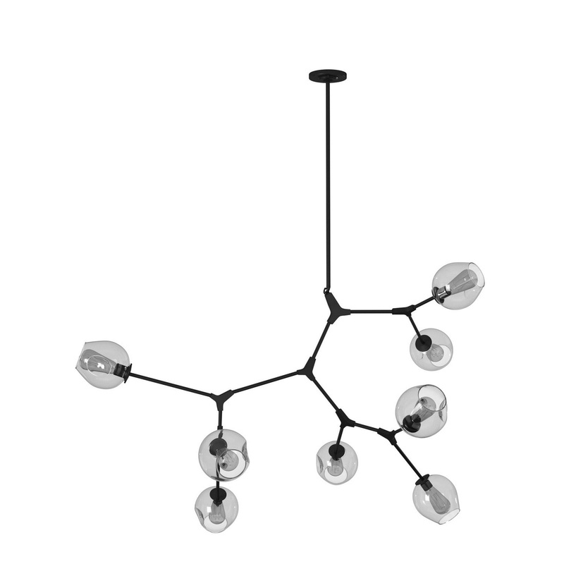Organic Chandelier – Black / 40.00
