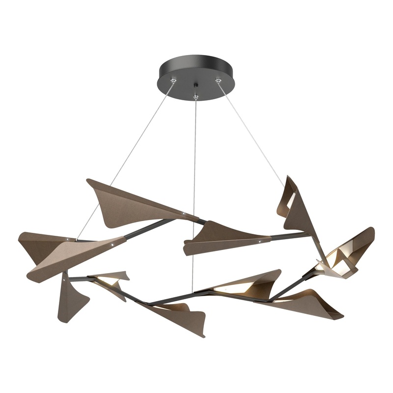 Plume 12-Light LED Pendant Black Bronze