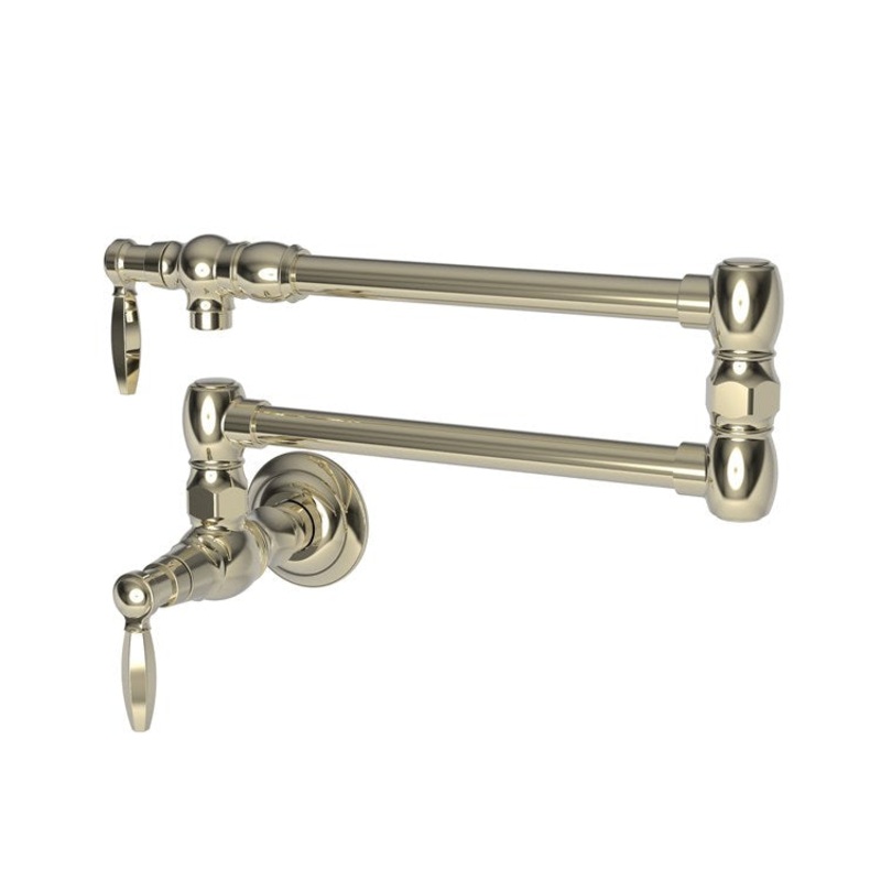 Pot Filler Metropole Wall Mount 2 Lever ADA French Gold PVD