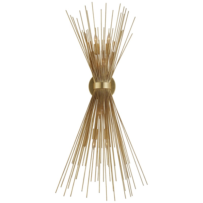 Six Light Wall Sconce from the Strada Collection in Gild Finish by Visual Comfort Signature