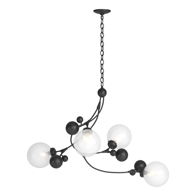 Sprig Pendant Black Opaline Glass (WF)