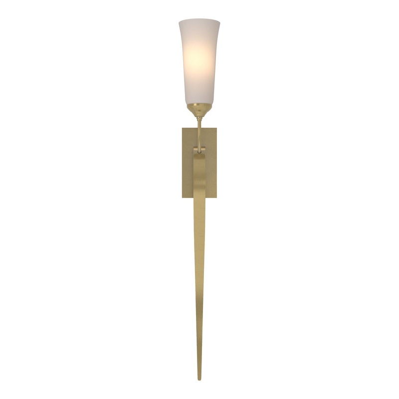 Sweeping Taper ADA Sconce Modern Brass