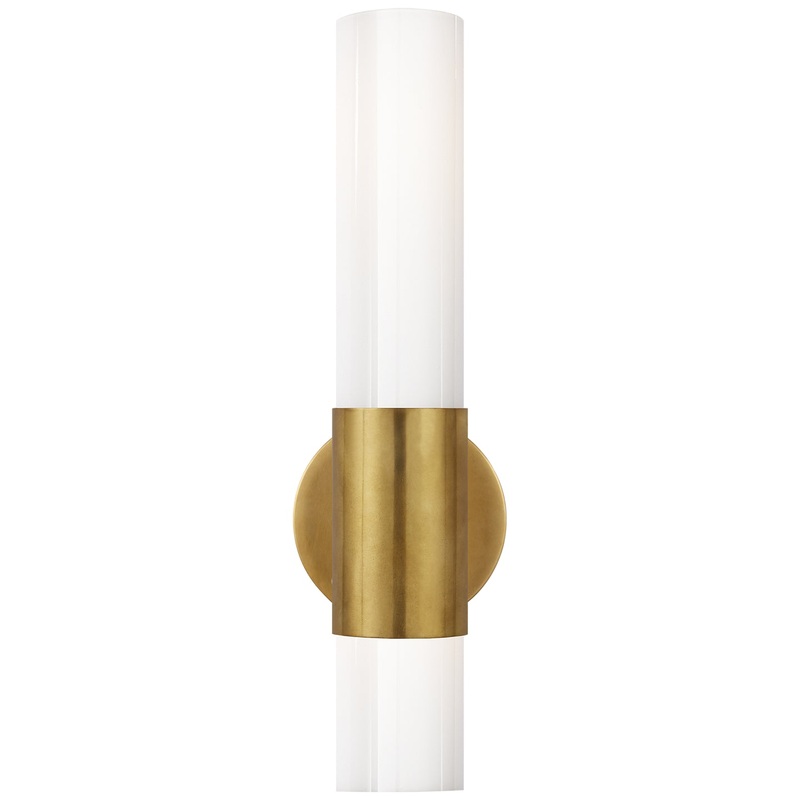 Two Light Wall Sconce from the Penz Collection in Hand-Rubbed Antique Brass Finish by Visual Comfort Signature