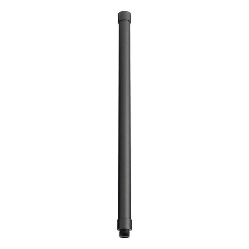 18″ Male Female Riser Black Brass