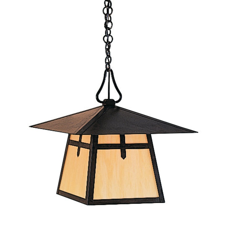 Arroyo CH-15DTN-BZ Carmel One Light Pendant Bronze