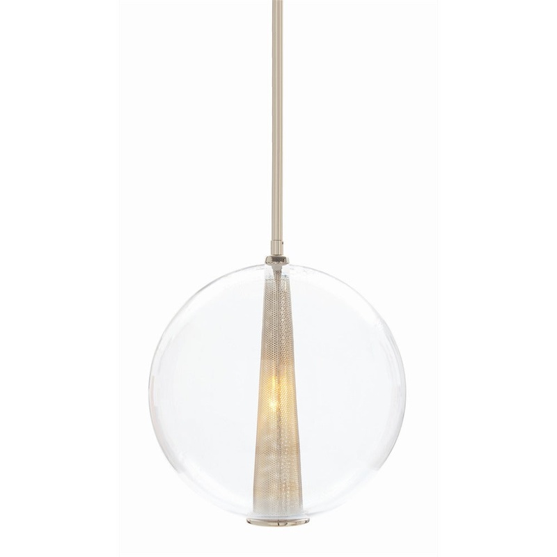 Arteriors DK49913 Caviar One Light Pendant Clear