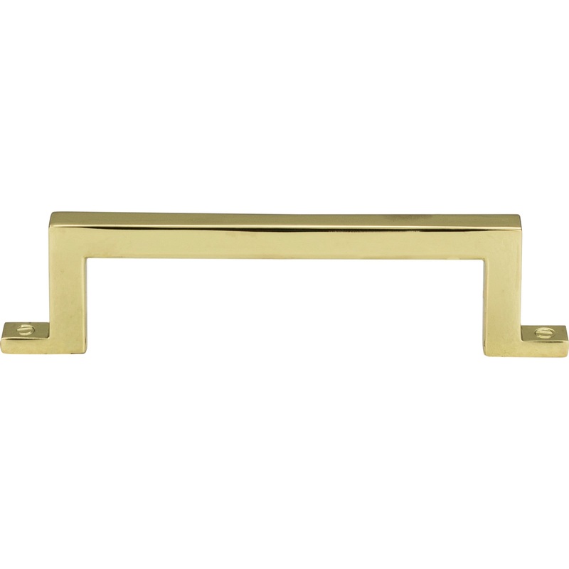 Atlas Homewares Campaign Bar Pull 3 3/4 Inch (c-c) Polished Brass