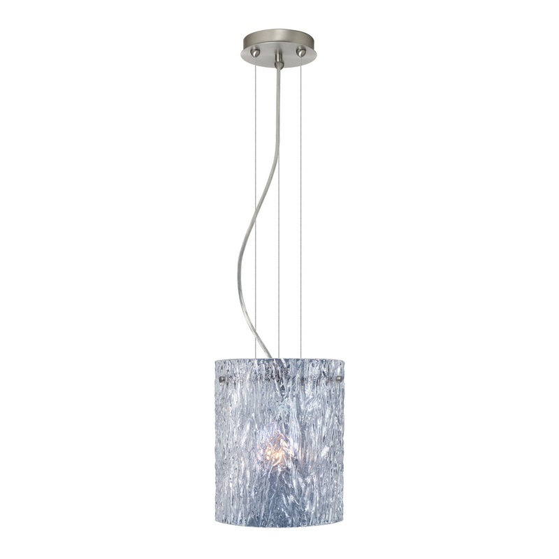 Besa 1KG-400600-SN Tamburo One Light Pendant Satin Nickel