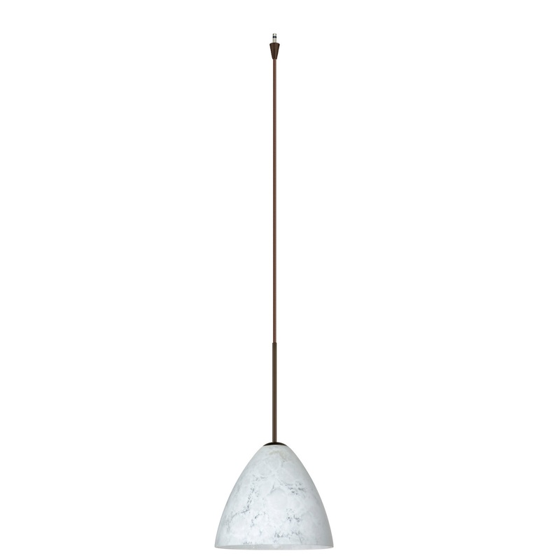 Besa XP-177919-BR Mia One Light Pendant Bronze