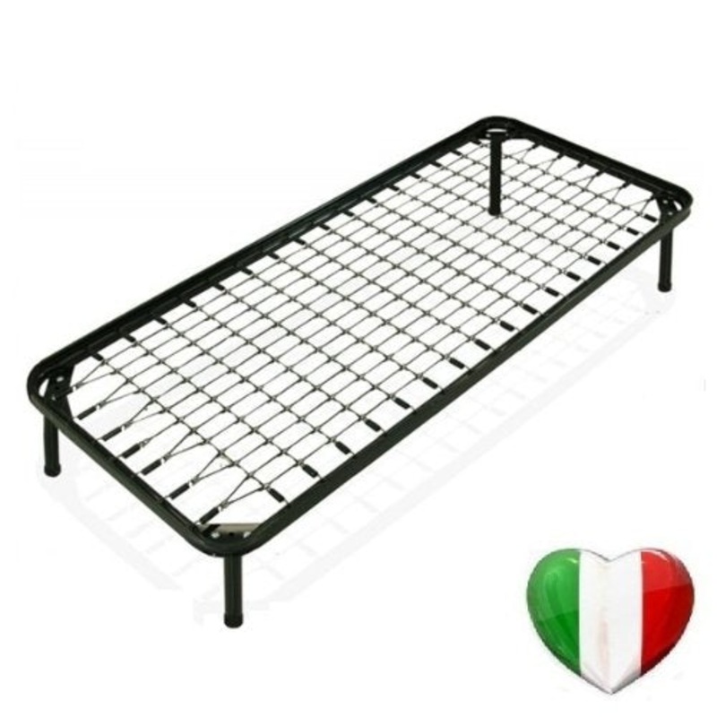 DOLCI SOGNI Rete Letto Singolo 80×190, Rete Letto Singolo a Molle, Struttura Letto Singolo 80×190, Maglia Metallica Antiaffossamento, Molle Rete 80×190 Elastiche, Massimo Comfort, 100% Made in Italy