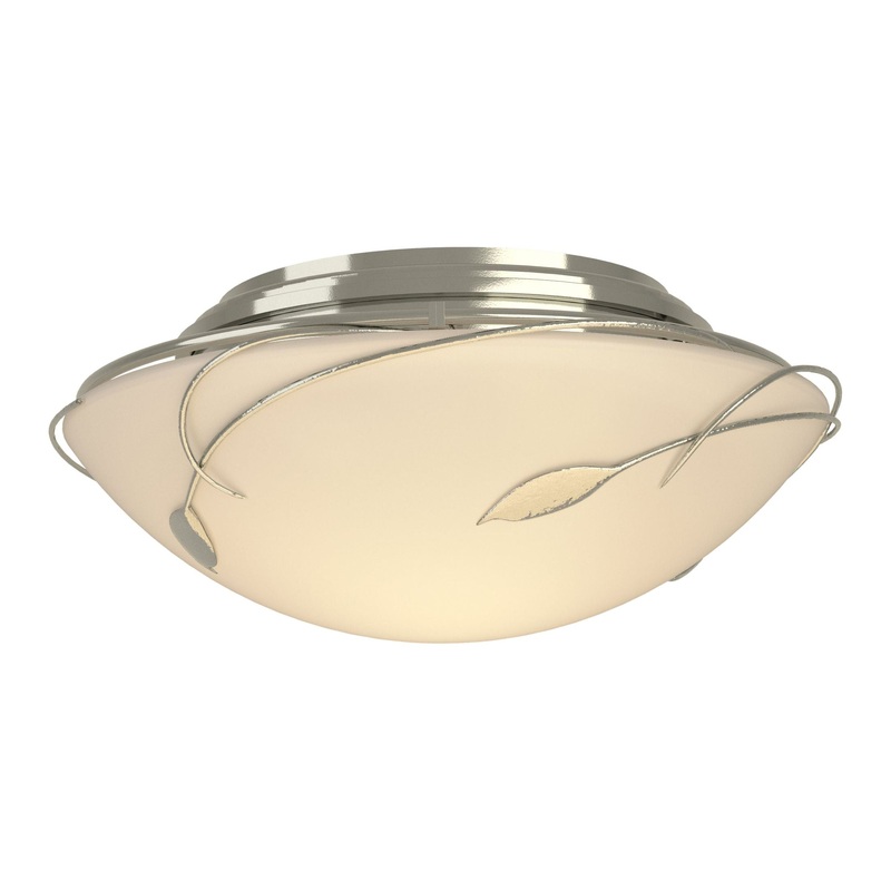 Forged Leaves Flush Mount Sterling