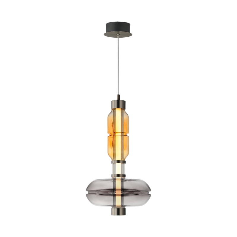 Gusto 22″ LED Single Pendant Gunmetal