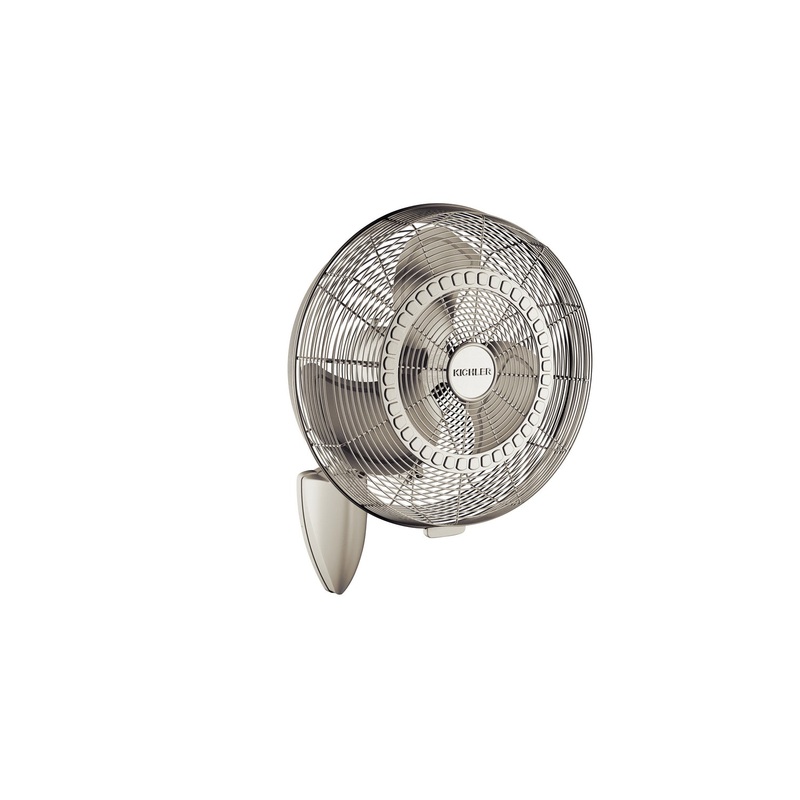 Kichler 339218NI 18″Wall Fan, Brushed Nickel