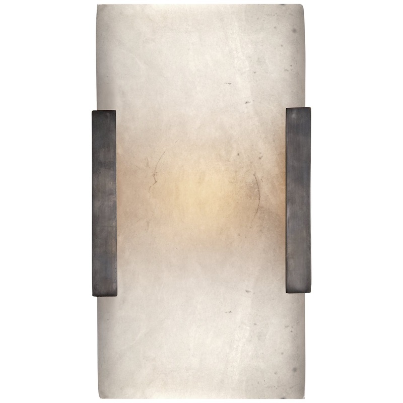 LED Bath Sconce from the Covet Collection in Bronze Finish by Visual Comfort Signature