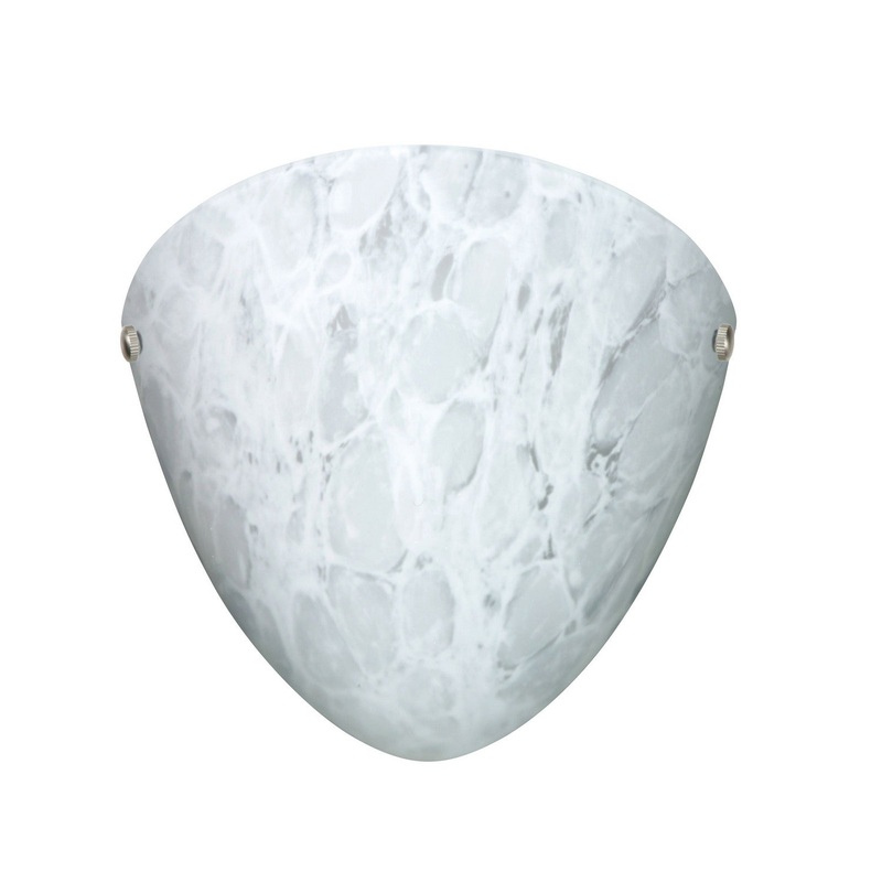 One Light Wall Sconce from the Kailee Collection in Satin Nickel Finish by Besa