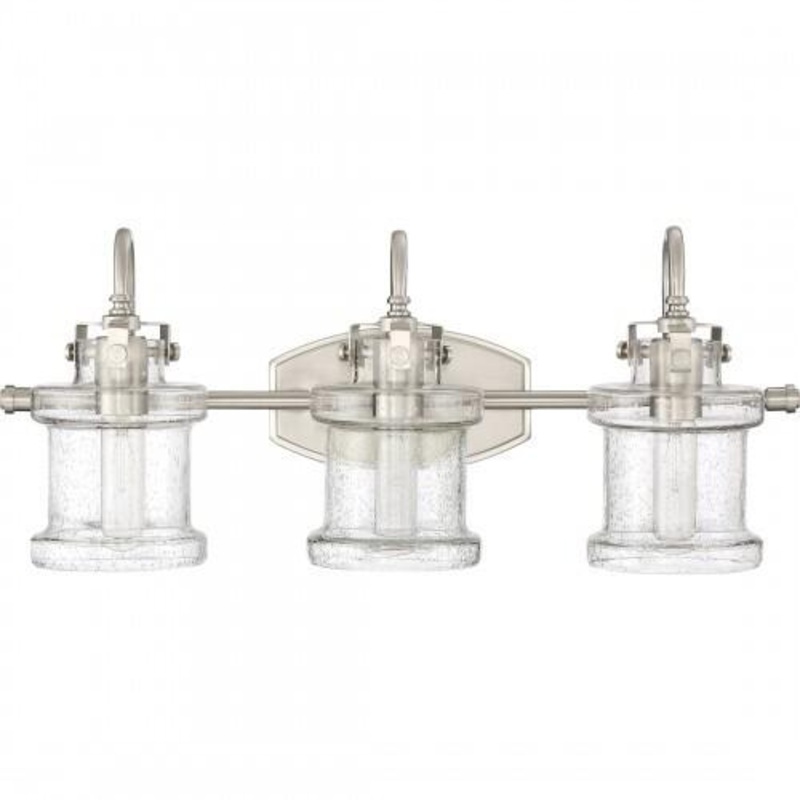 Quoizel DNY8603BN Danbury Bath fixture 3 light brsh nickel Bath Light