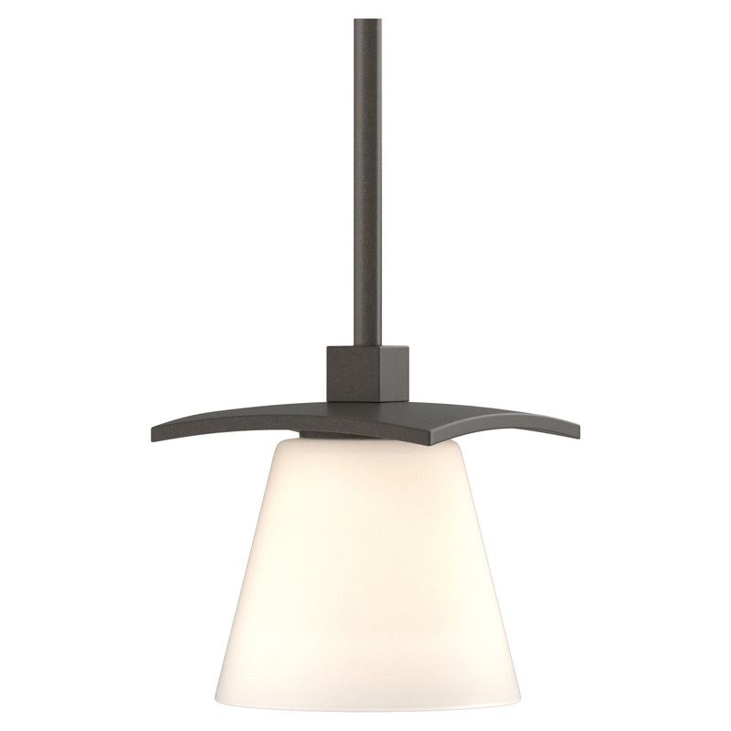 Wren Mini Pendant Dark Smoke Opal Glass (GG)