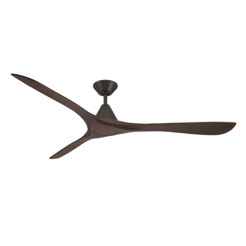 72″Ceiling Fan from the Carve Collection in Bronze/Dark Walnut Finish by Modern Forms Fans