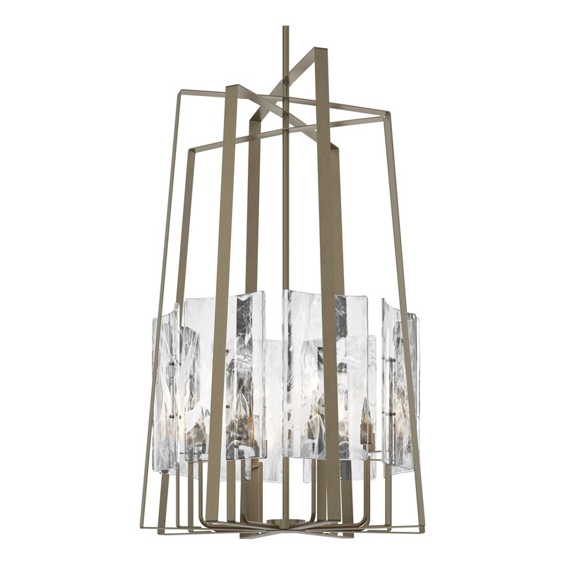 Arc 8-Light Tall Pendant Soft Gold