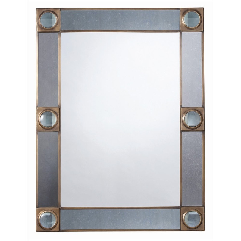 Arteriors 2205 Baldwin Mirror Antique Brass