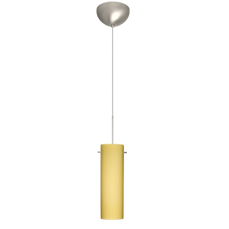 Besa 1XC-4930VM-SN Copa One Light Pendant Satin Nickel (Discontinued)