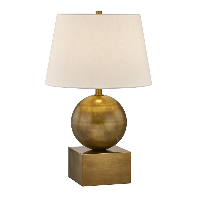 Brumfield 1-Light Table Lamp Brass