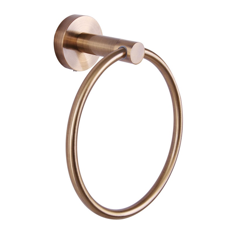 Canarm BA103A07GD Cain Towel Ring Gold