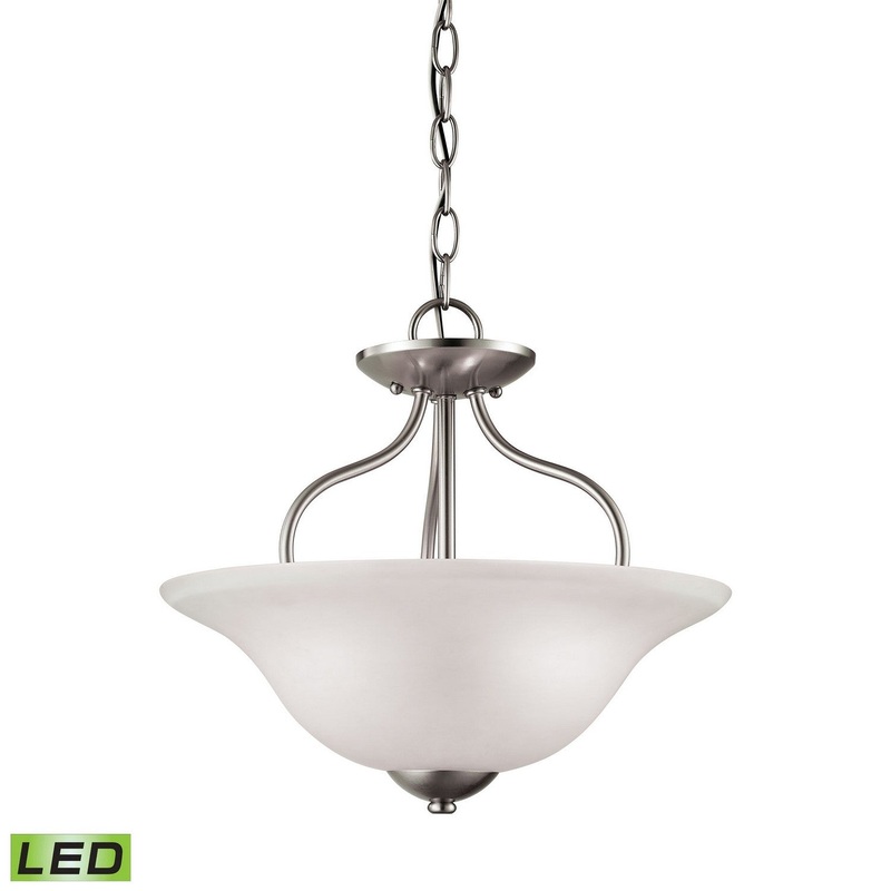ELK Home 1202CS/20-LED Conway LED Semi Flush Mount Brushed Nickel