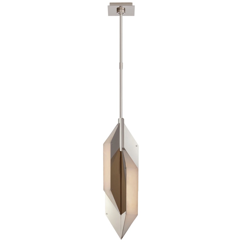 LED Pendant from the Ophelion Collection in Polished Nickel Finish by Visual Comfort Signature