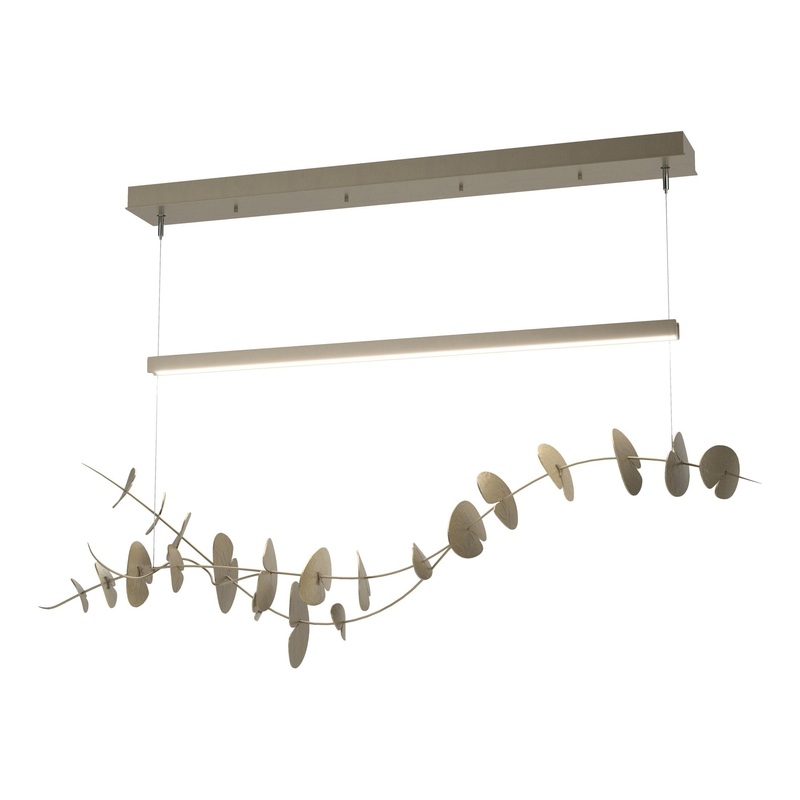 Lily LED Pendant Soft Gold Modern Brass