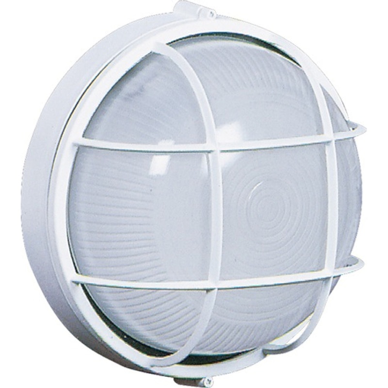 Marine Round Wall Sconce – White / 10.00