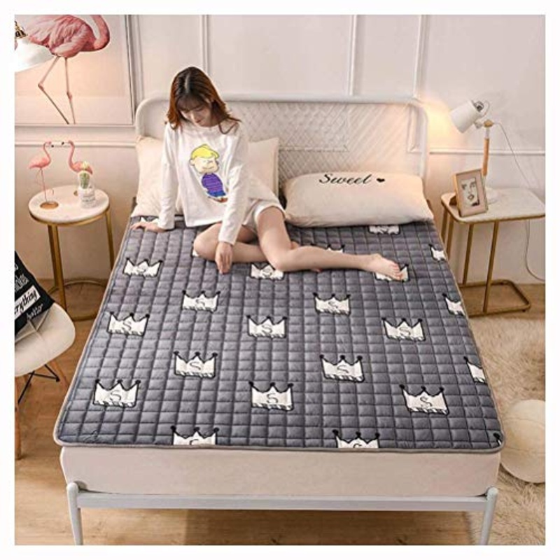 Materasso Pieghevole Tatami, Materasso Futon Per Casa Campeggio Yoga Tappetino Tatami, Cuscino Futon Giapponese Traspirante Adatto Alla Pelle,B-150 * 200cm