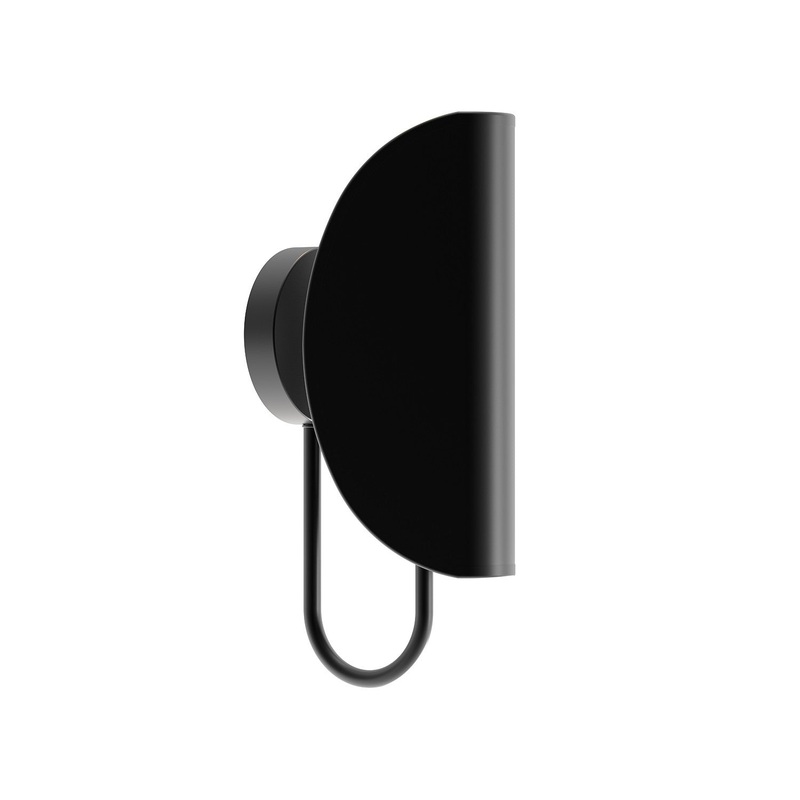 One Light Wall Sconce from the Seno Collection in Matte Black Finish by Alora