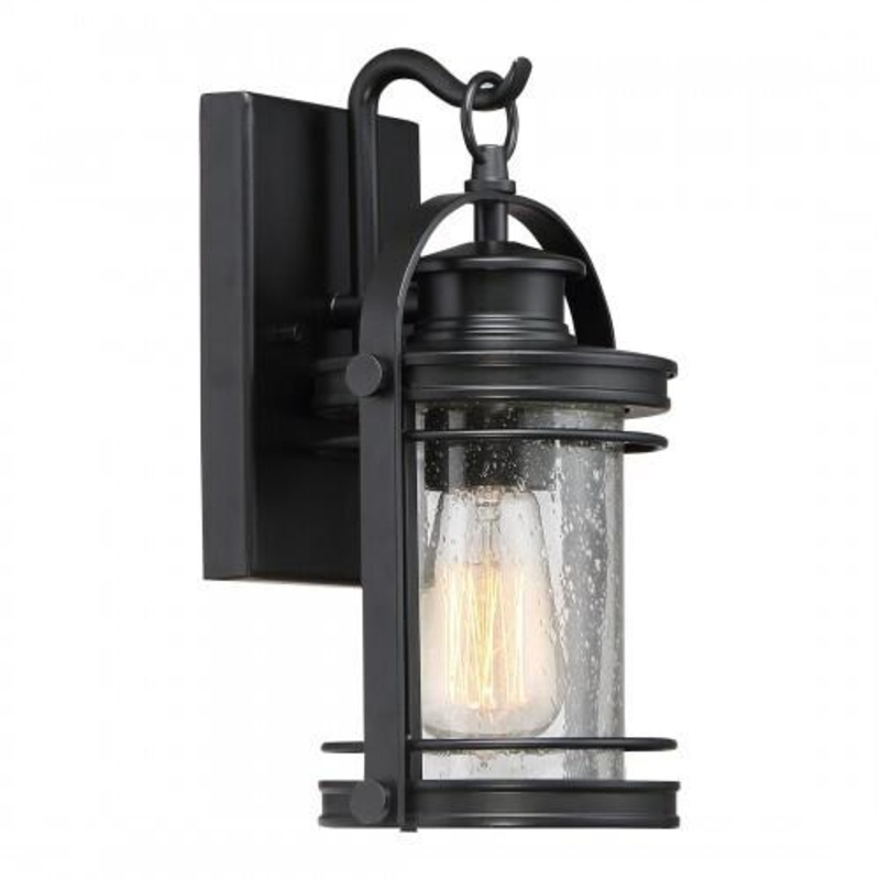 Quoizel BKR8406K Booker Outdoor wall mystic black Outdoor Lantern