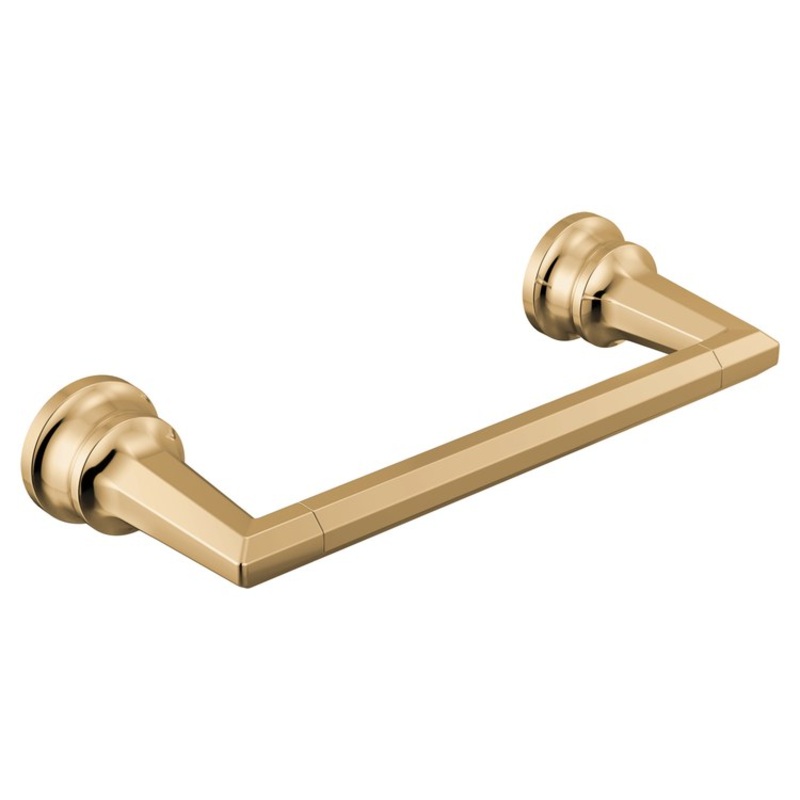 Towel Bar Beauclere 8 Inch Brilliance Polished Gold Metal