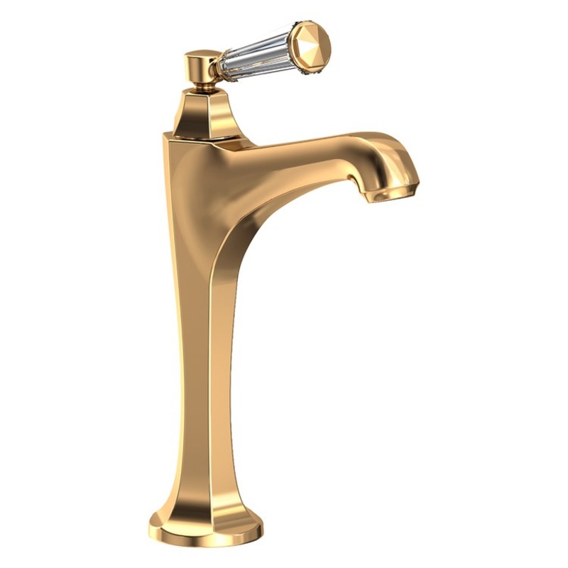 Vessel Faucet Metropole 1 Lever ADA Polished Brass Uncoated Living 1.2 Gallons per Minute Faucet Height 11-1/2 Inch