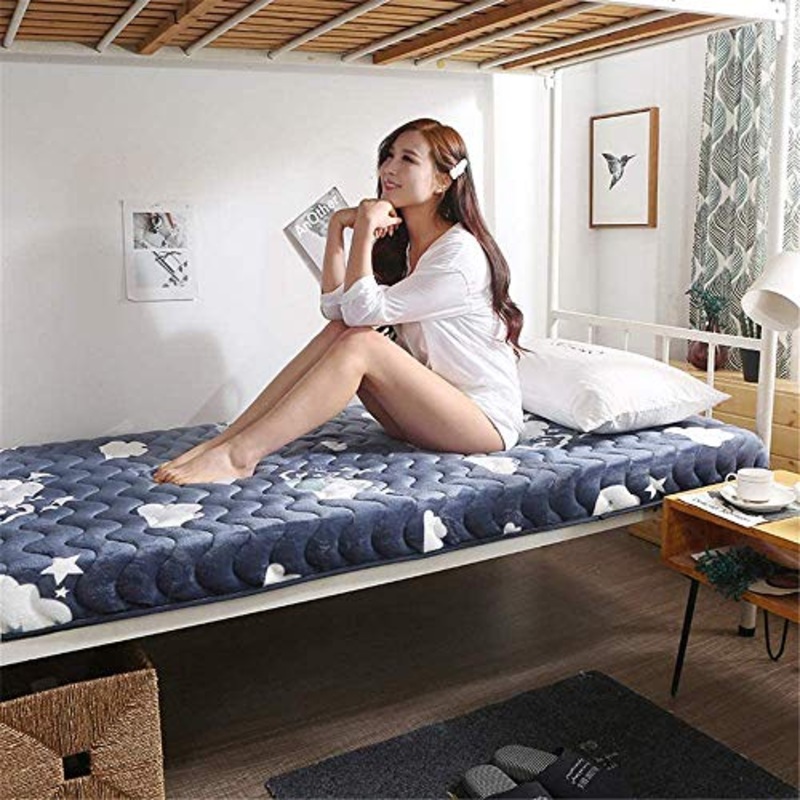 Z&HA Materasso Pieghevole per Dormitorio Studentesco, Materasso Futon in Memory Foam, Materasso Futon,c,70.9″X79″