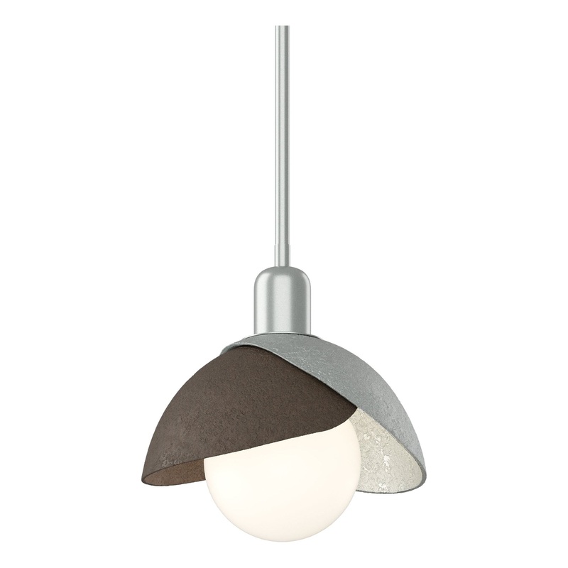 Brooklyn Double Shade Mini Pendant Vintage Platinum Bronze