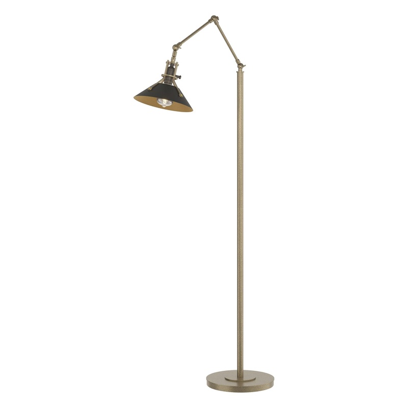 Henry Floor Lamp Soft Gold Black