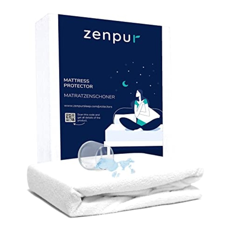 ZenPur Coprimaterasso Singolo Impermeabile 90×190-200 cm | Antiacaro, Ipoallergenico, Traspirante – Garantito a Vita