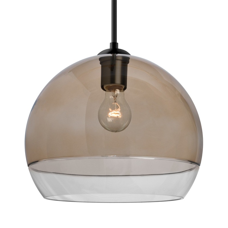 Besa 1JC-ALLY12SM-BK Besa Ally 12 Pendant One Light Pendant Black